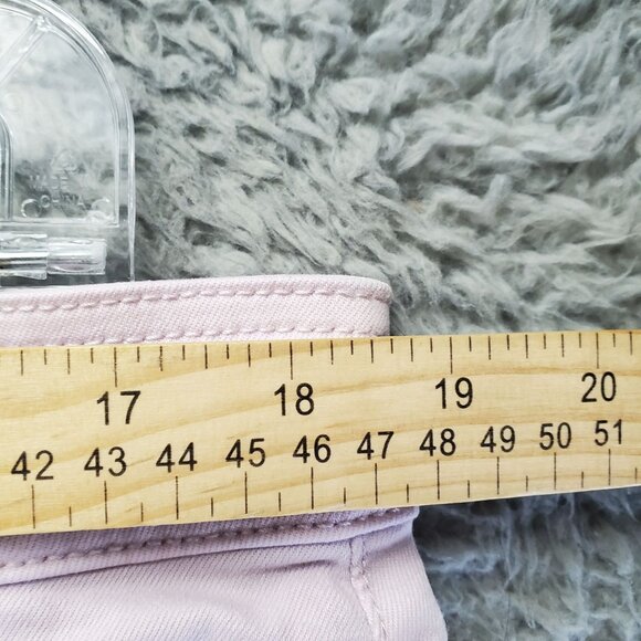 Buffalo David Bitton Pants Womens Size 16 Lilac Purple Brigette High Rise Crop - Picture 6 of 13